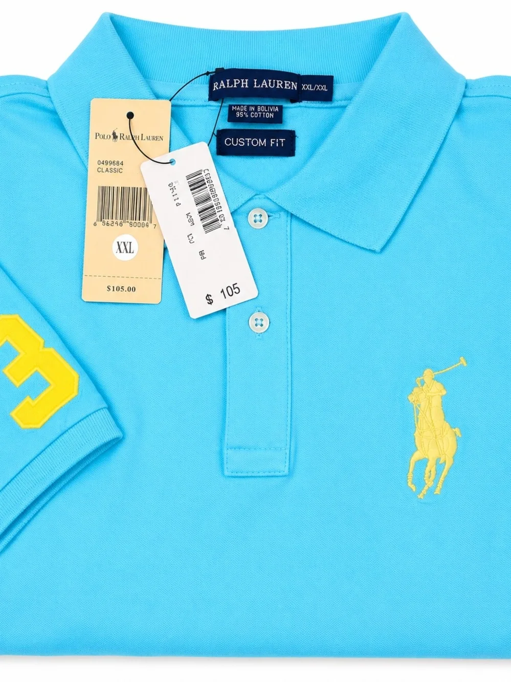 Ralph Lauren Girls Aqua Blue Big Pony #3 Polo Dress NWT ( Multiple Colors)